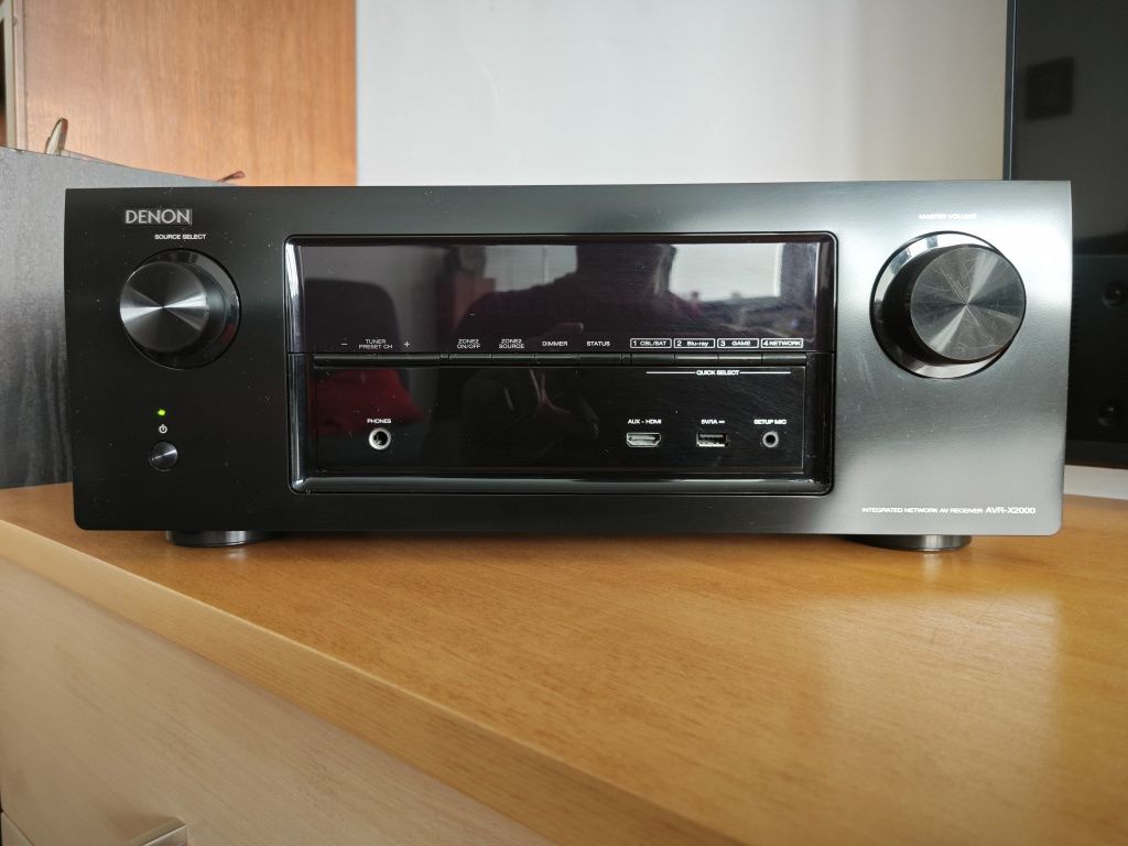 Amplituner Denon AVR-X2000 wifi kolumny Dali 104