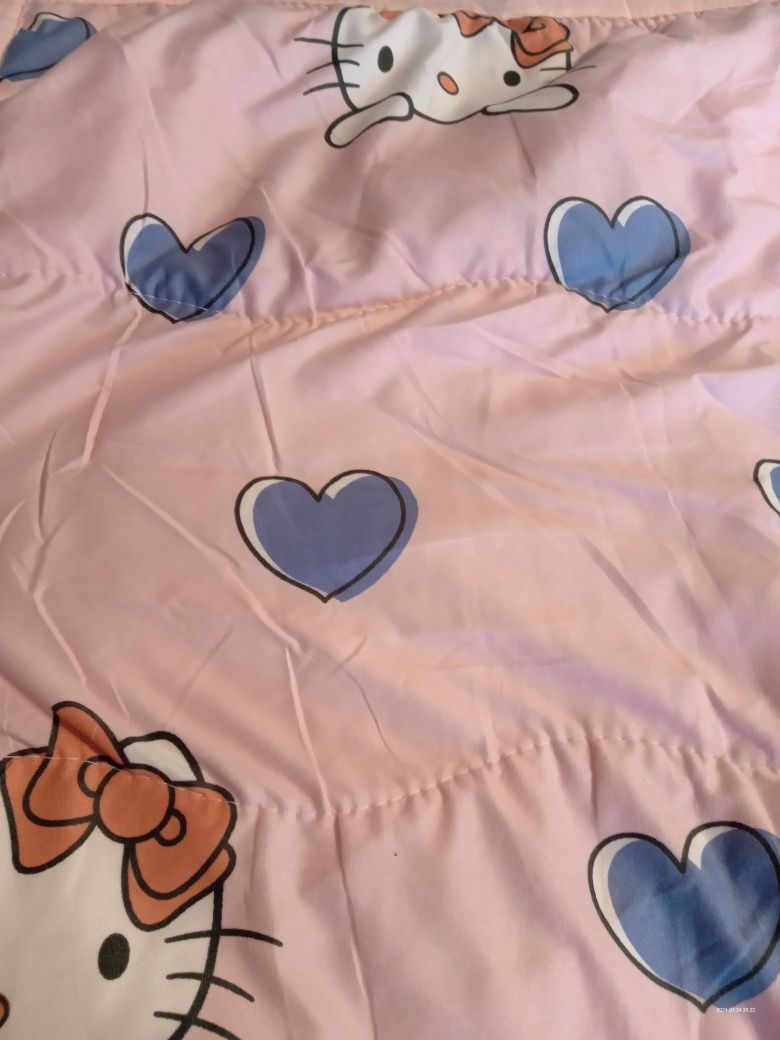 Nowa kołderka kołdra narzuta kocyk hello kitty