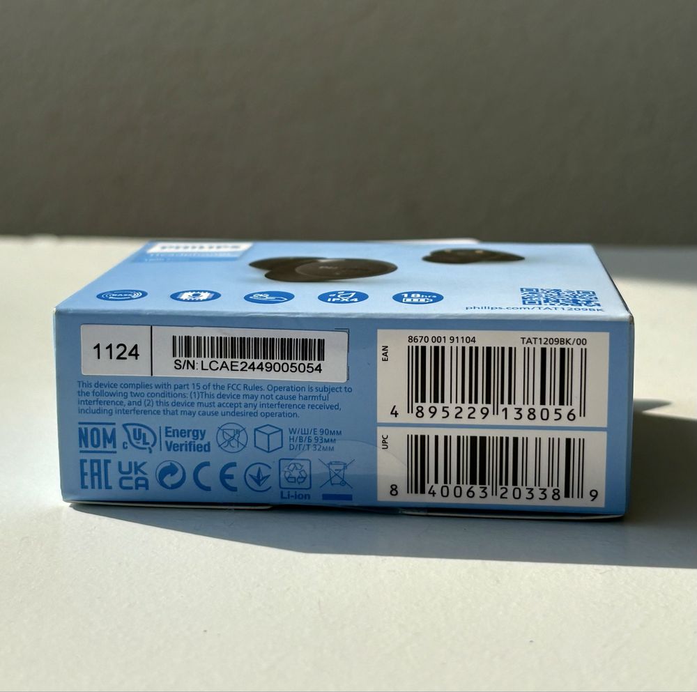 Навушники Philips 1000 Series TAT1209BK/00