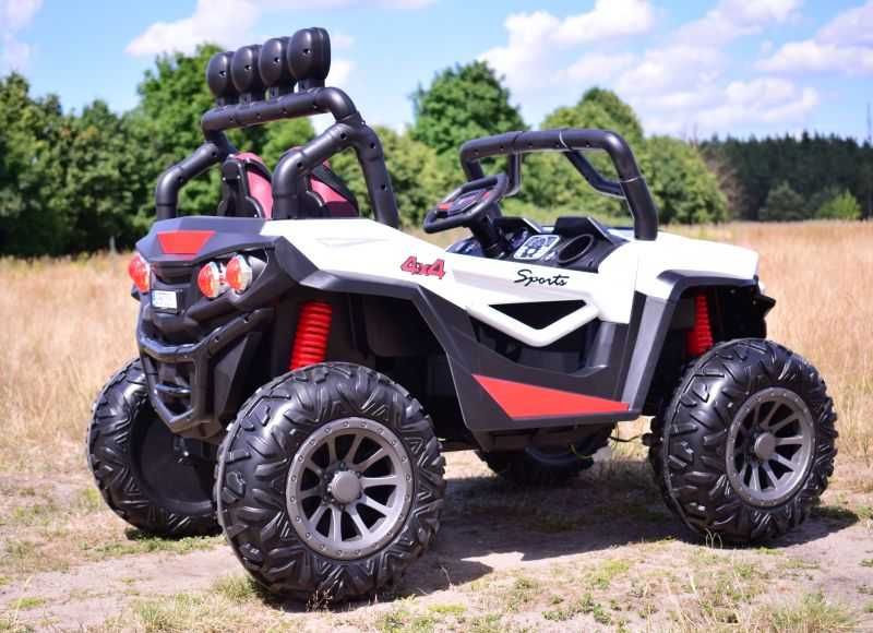 Duże auto na akumulator dla dzieci GRATISY Pilot  4x4 Funkcja bujania