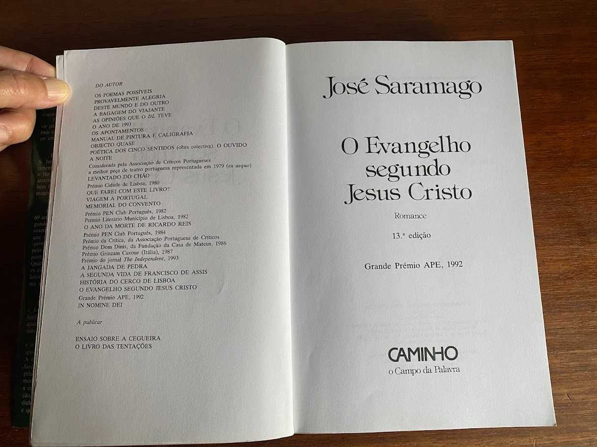 O Evangelho segundo Jesus Cristo de José Saramago