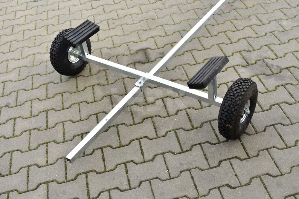 WÓZEK SLIPOWY OCYNKOWANY pod łódź ponton RIB przyczepa bez zaczepu