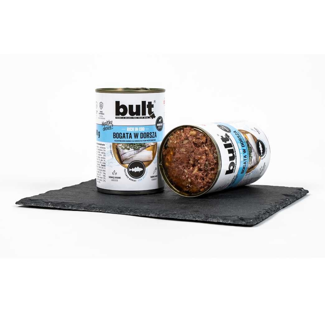 Bult Bogata w dorsza 6x400g Puszka Karma mokra dla psa