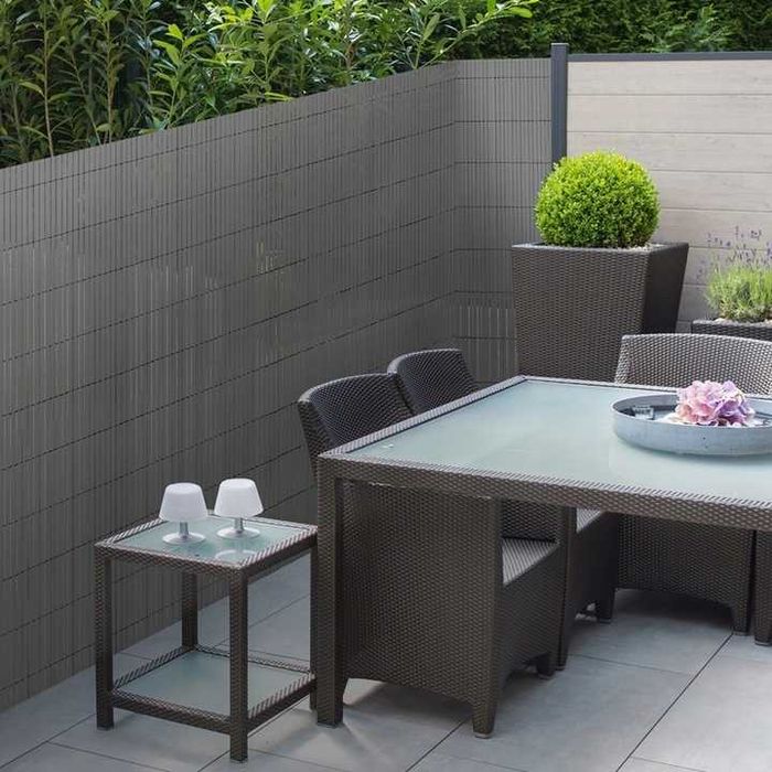 Osłona Mata PVC 180x500cm ogrodzenie taras ogród prywatność Antracyt