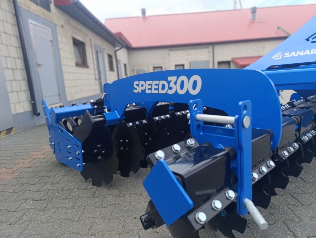Brona talerzowa Sanarol Speed 2.5m 3m 3.5m 4m ciężka nowa transport