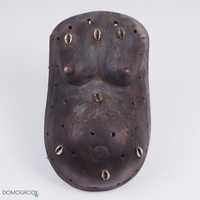 Stara maska afrykańska „Ciało ciężarnej kobiety” Makonde, Mozambik