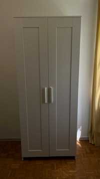 Szafa BRIMNES - 2 drzwi, biały, 78x190 cm (Ikea)