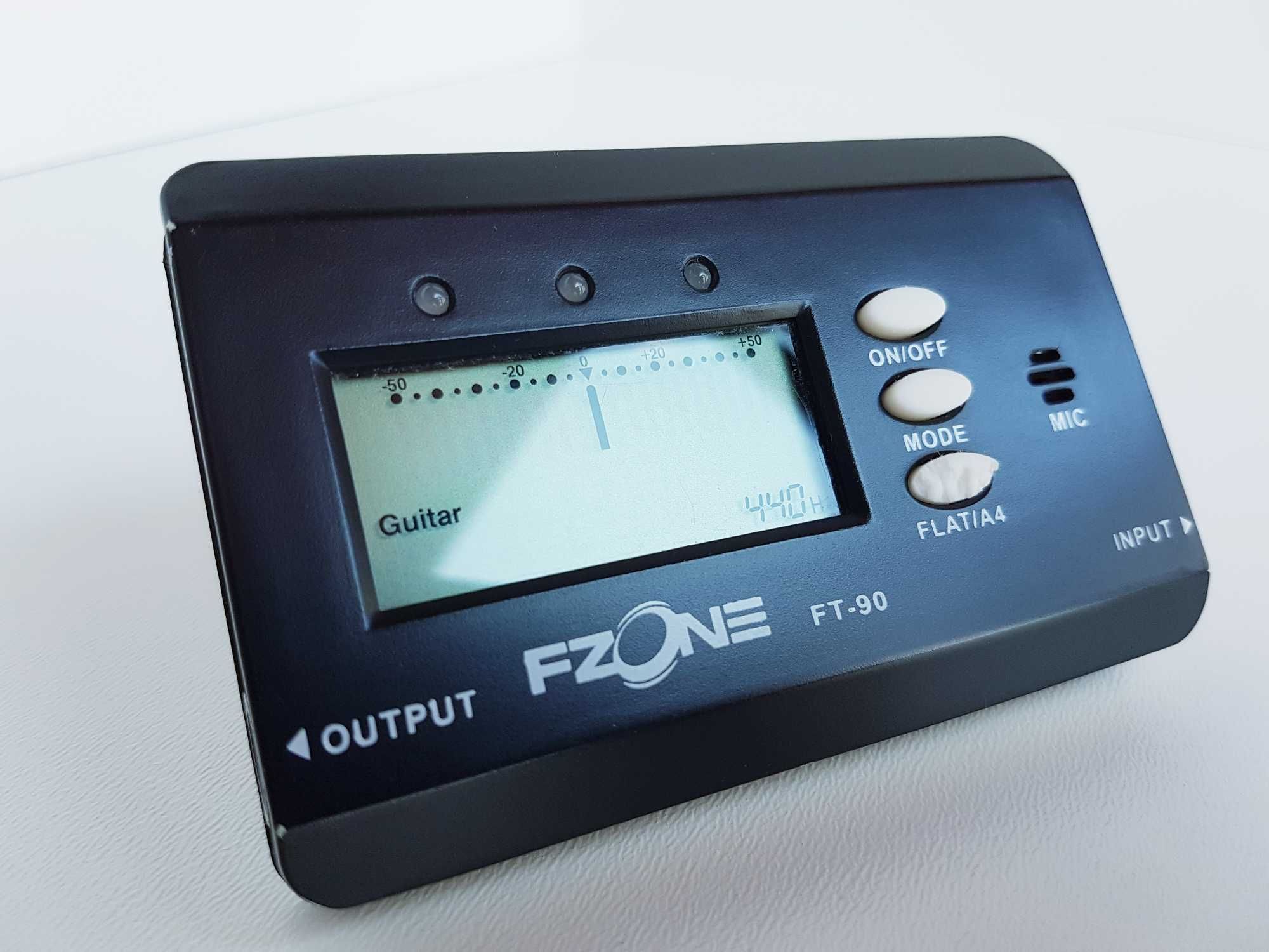 Fzone FT-90 tuner chromatyczny (gitara/bas)