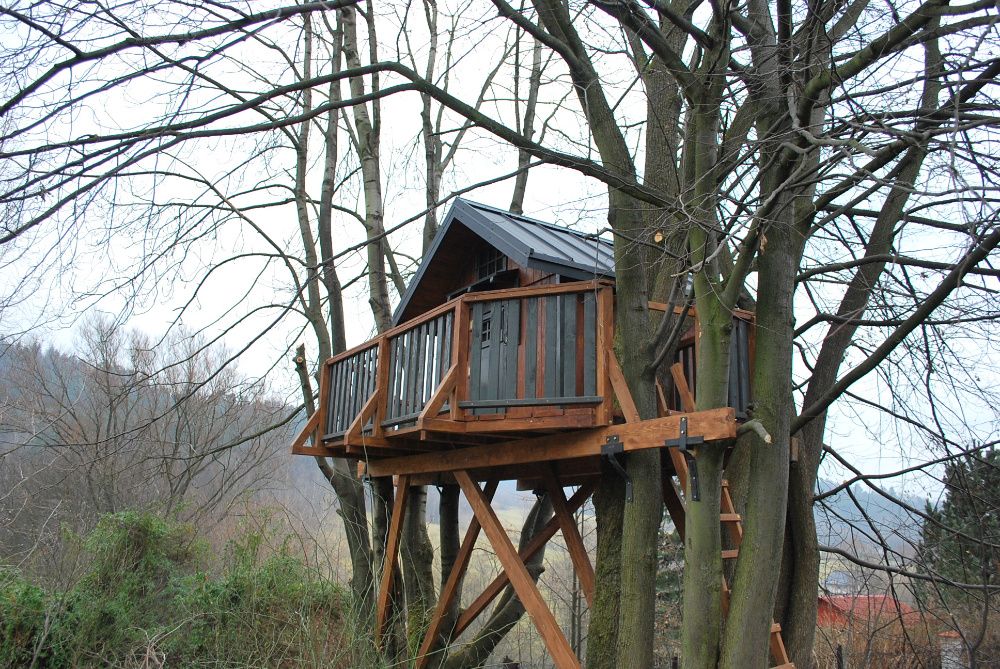 Domek na drzewie DND03 ! Drewniany domek dla dzieci!