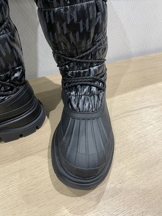 Черевики чоботи Karl Lagerfeld 39 високі чорні зимові нові