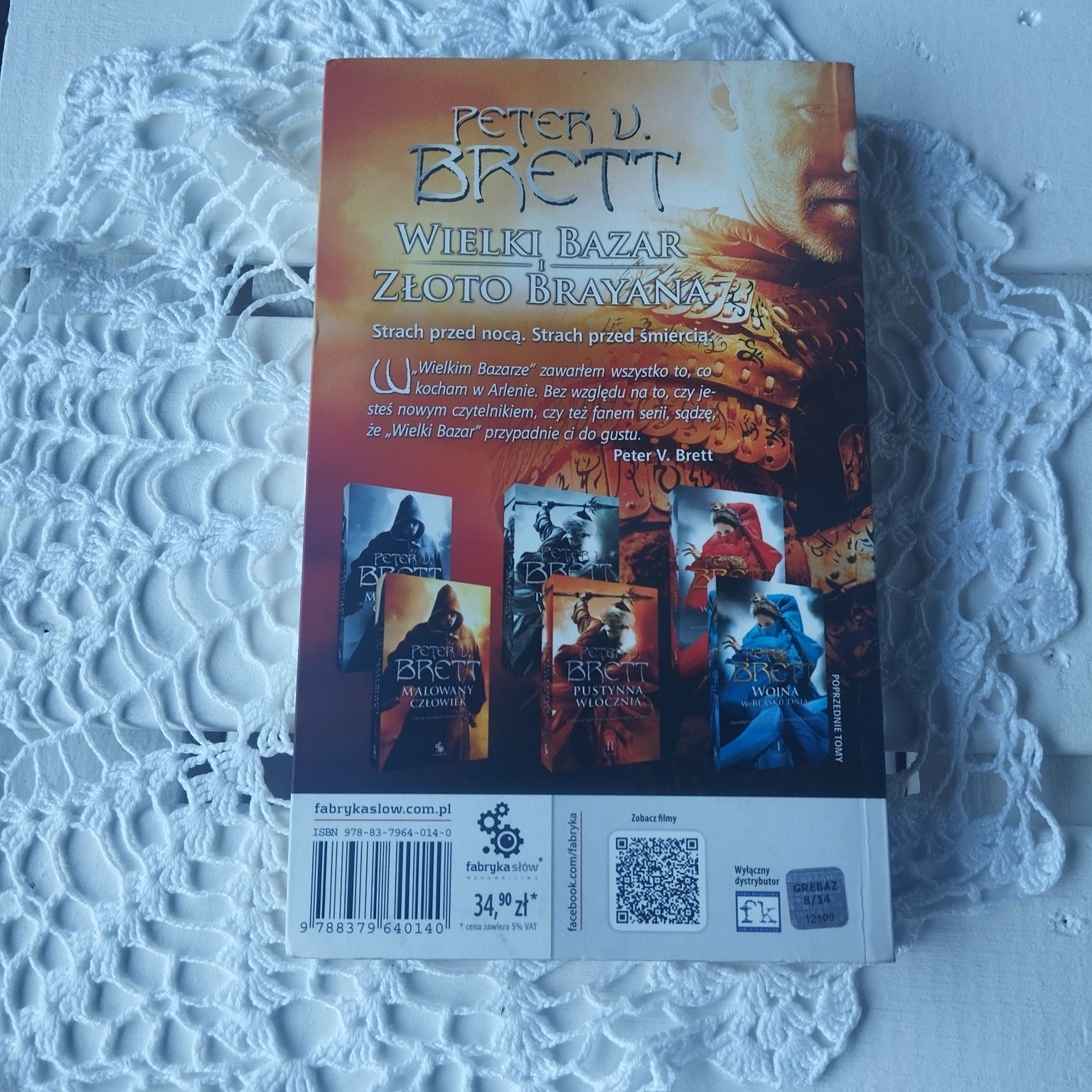 Wielki bazar Złoto Bryana Cykl Demoniczny Peter V. Brett