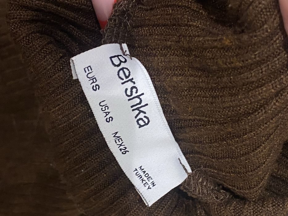 теплый гольф-топ bershka xs