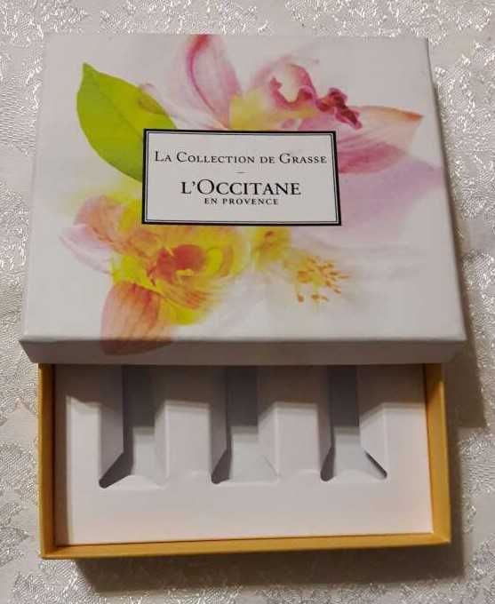 Фирменная брендовая коробка l'occitane для подарков, фотосетов