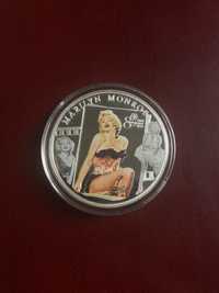 Moneta Marylin Monroe Srebro Numizmatyka