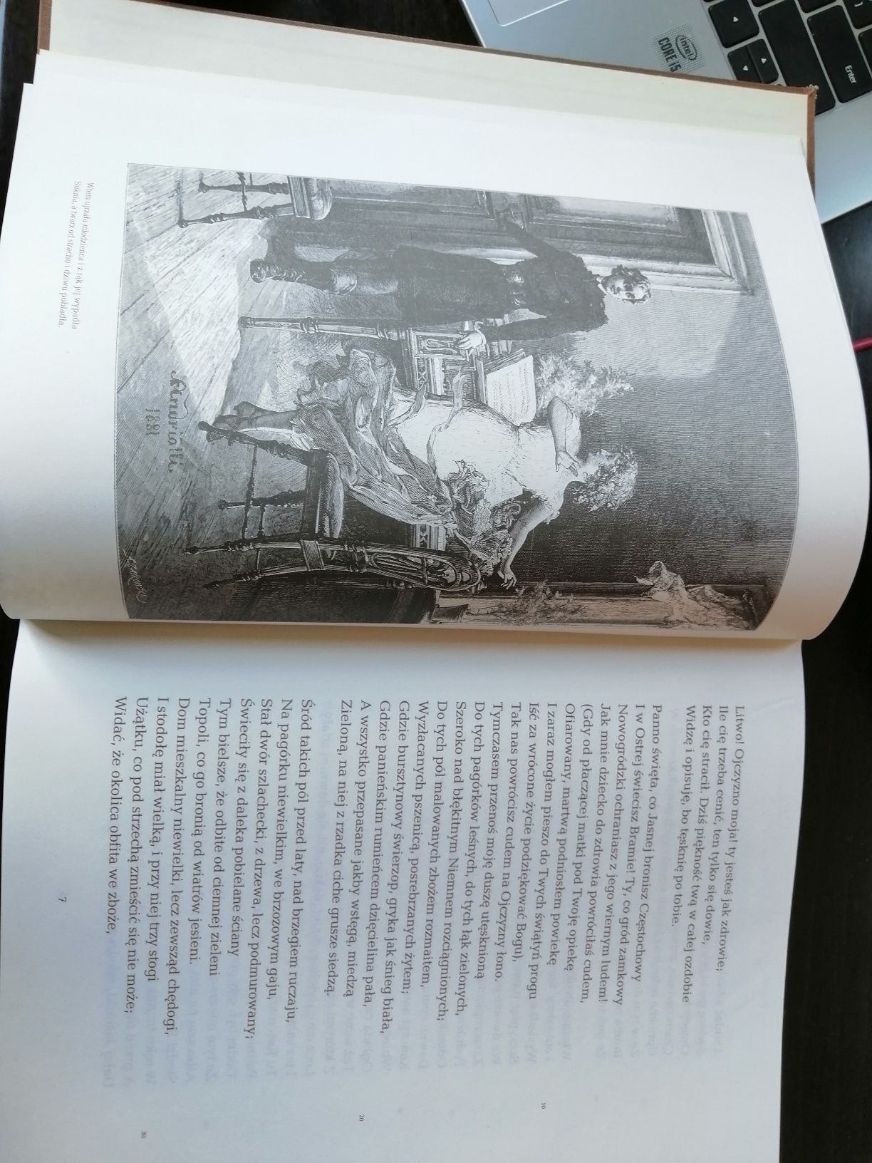 Książka" Pan Tadeusz" Adam Mickiewicz z 1982 roku twarda oprawa