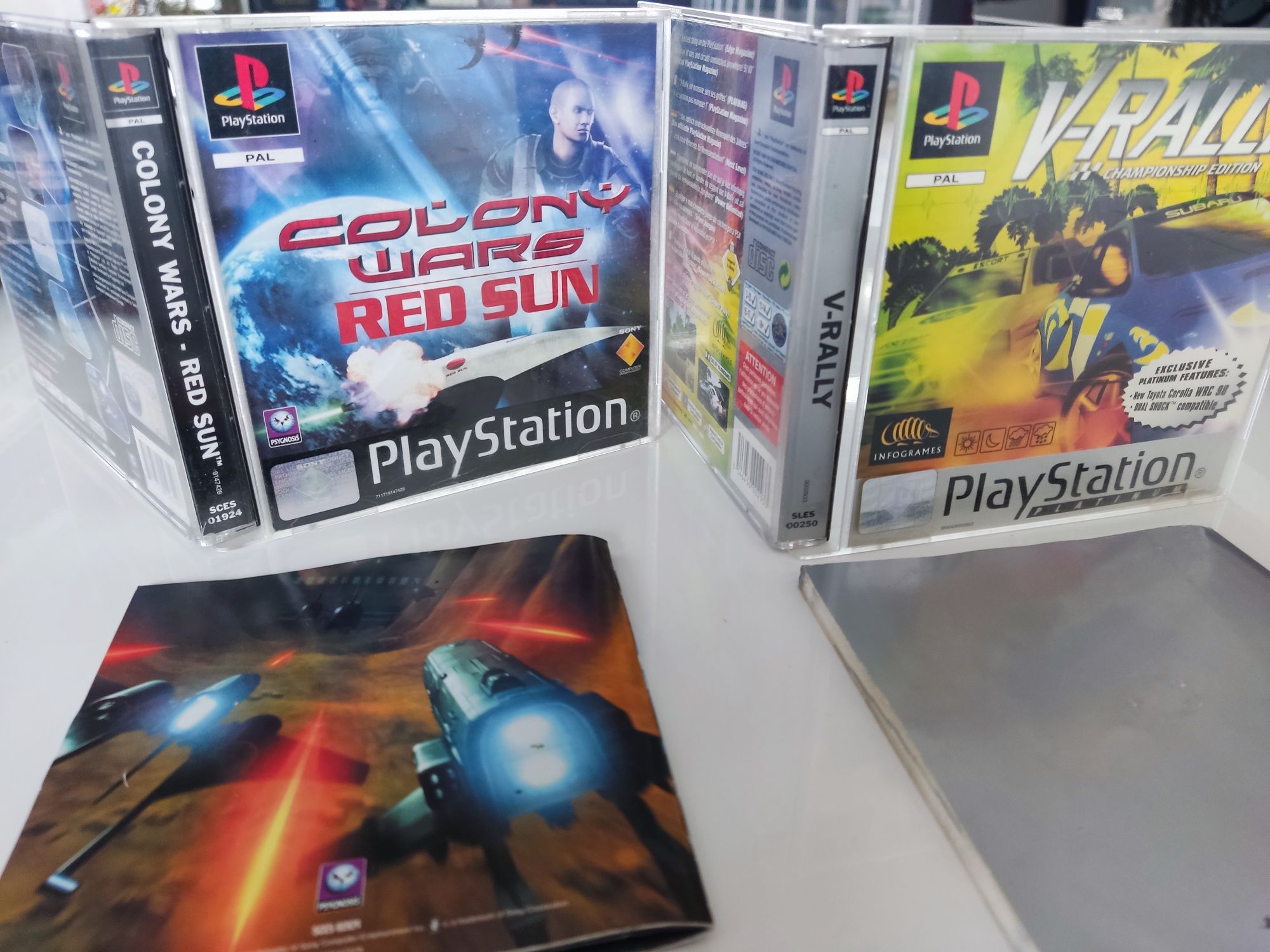 Colony Wars Red Sun i V-Rally na PlayStation/Ps One