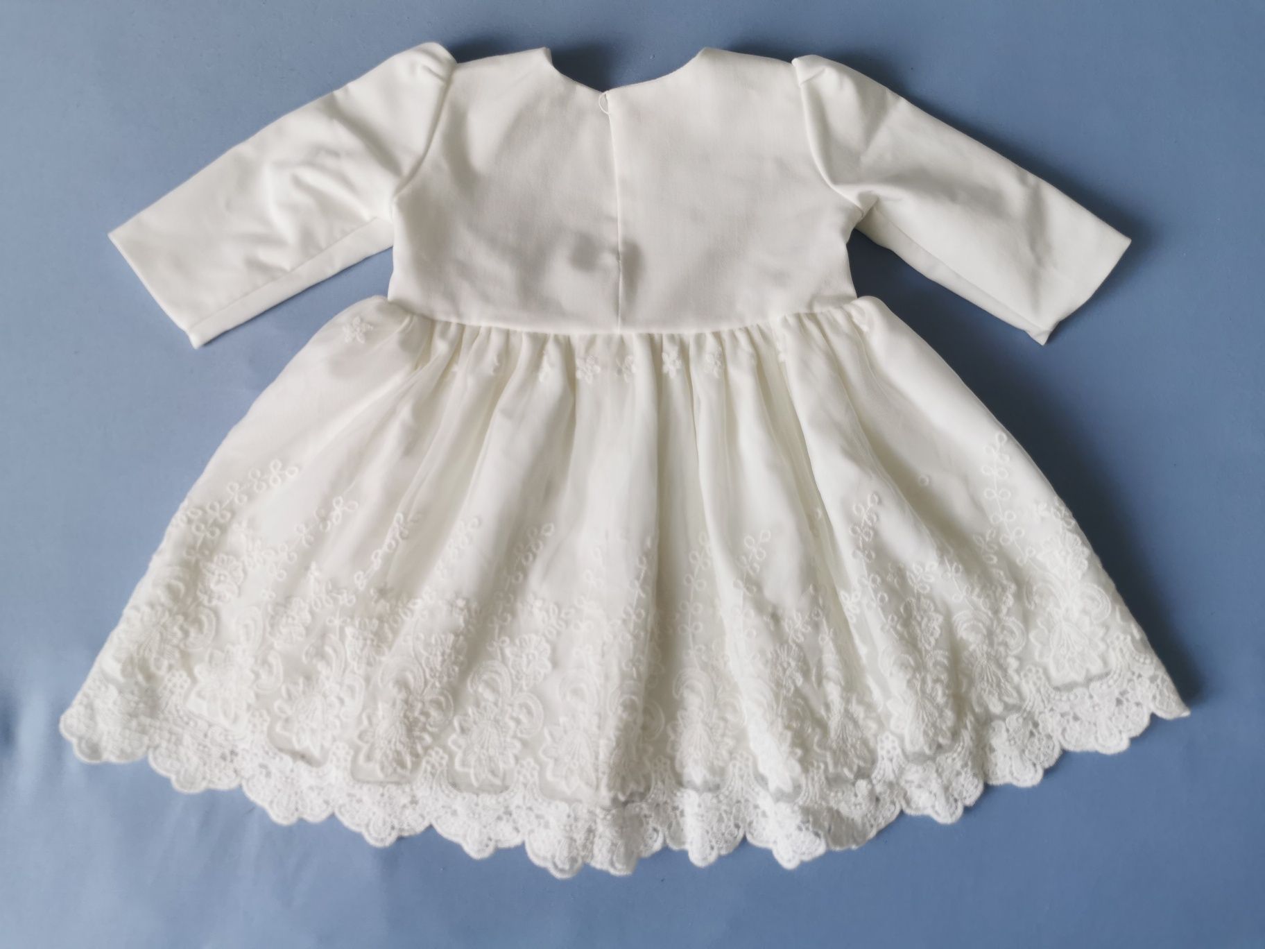 sukienka na Chrzest chrztu Sesja koronkowa Ma Lini model Louna 62/68