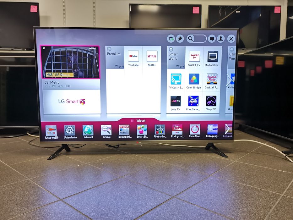 LG 55 cali FHD Smart WiFi HDMI USB 55LA620S gw3m