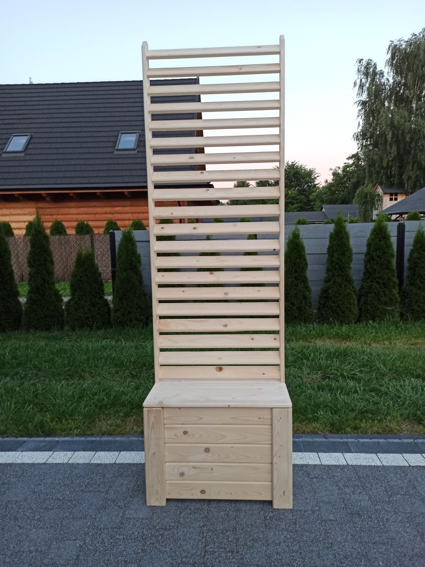 Donice, skrzynie, zabudowy tarasów/ balkonów, pergole