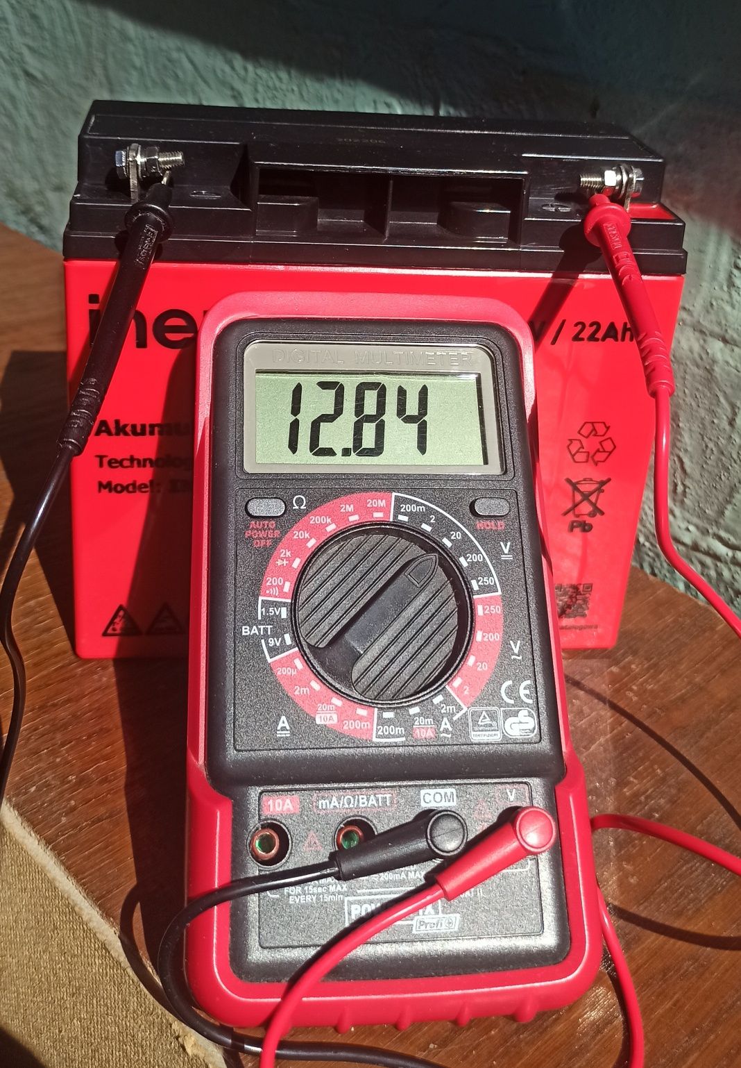 Аккумулятор AGM Inerge 12V 22Ah IN-12-22-D Deep Cycle (Польша)