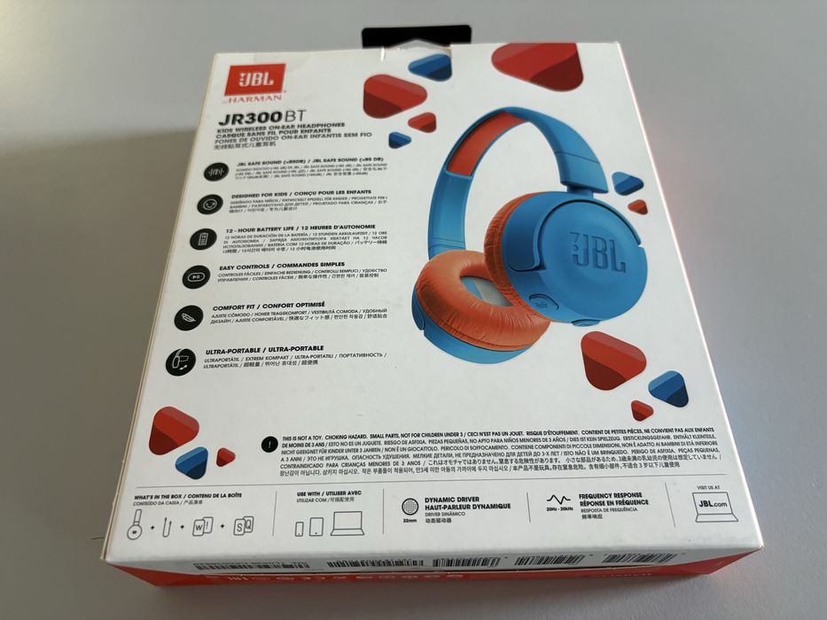 Auscultadores JBL by Harman JR 300 BT kids SELADOS