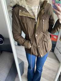 Kurtka parka zielona khaki wiosenna jesienna Topshop M 38 L 40