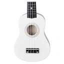 Ukulele sopranowe NN UK 01 WHITE białe pokrowiec + kostki