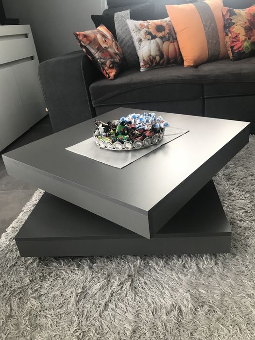 Stoliki obrotowe szare