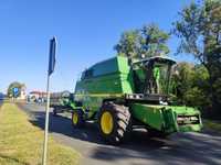 Zbiór zbóż Kombajnem John Deere 2264