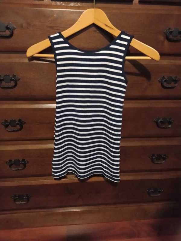 Blusa Alças Riscas preta e branca Amazon Essentials