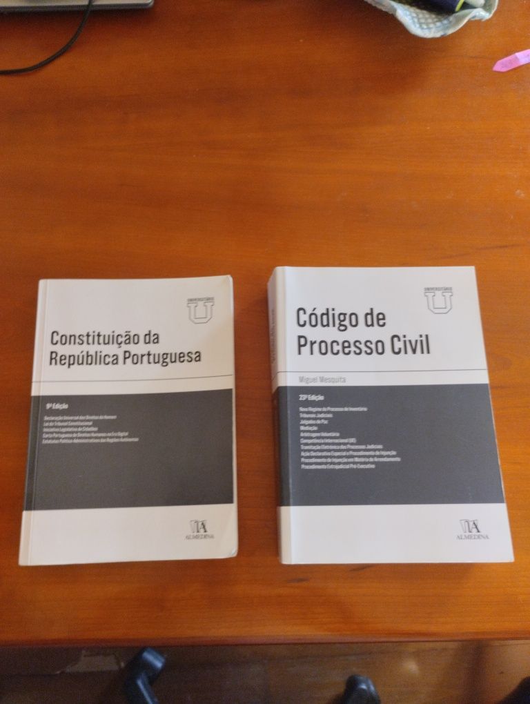 Códigos e processos de direito