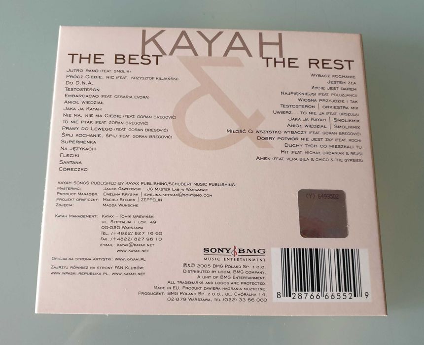 Płyta CD / album Kayah - The Best & the Rest (pierwsza edycja)