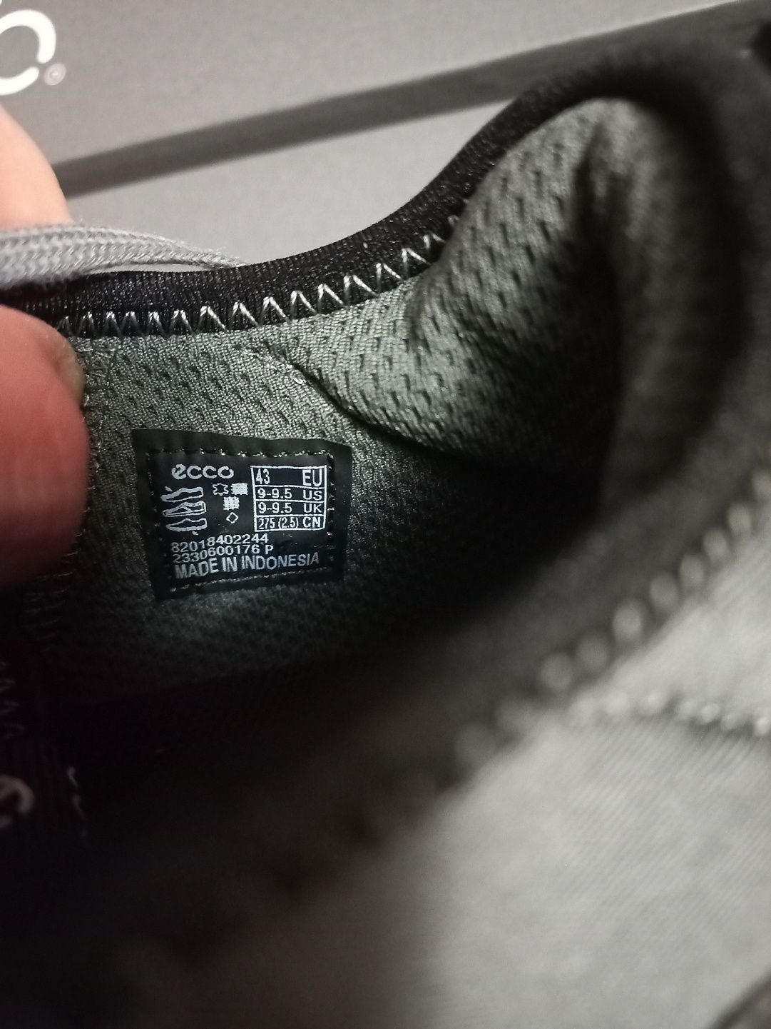 Ecco mx m low сірий колір