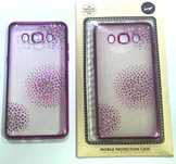 Etui, Plecki, Nakładka Beeyo Dots Samsung Galaxy J5 2016 J510 różowy