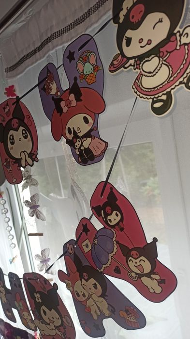 Happy Birthday Kuromi ozdoba urodzinowa