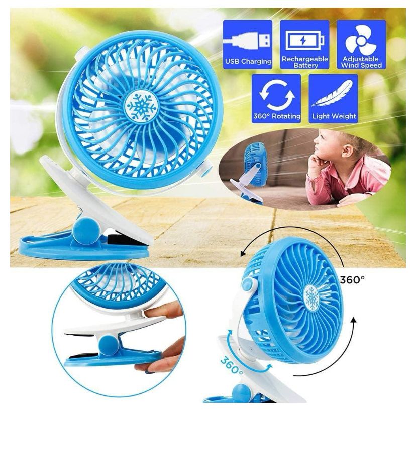 Вентилятор Мини USB с прищепкой  Mini fan AND LY-582