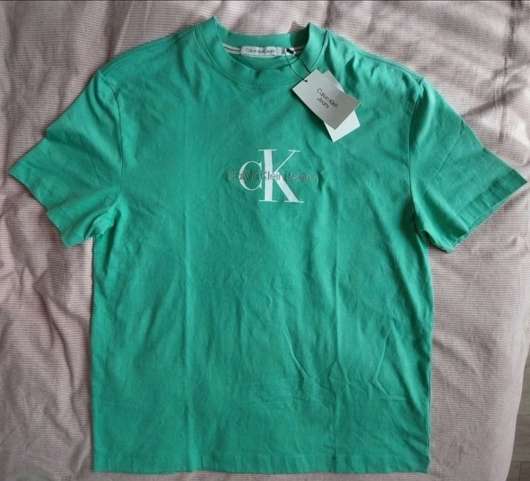 Monologo Tee unisex Koszulka, marki Calvin Klein Jeans, roz L