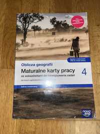 Maturalne karty pracy z geografii - oblicza geografii 4