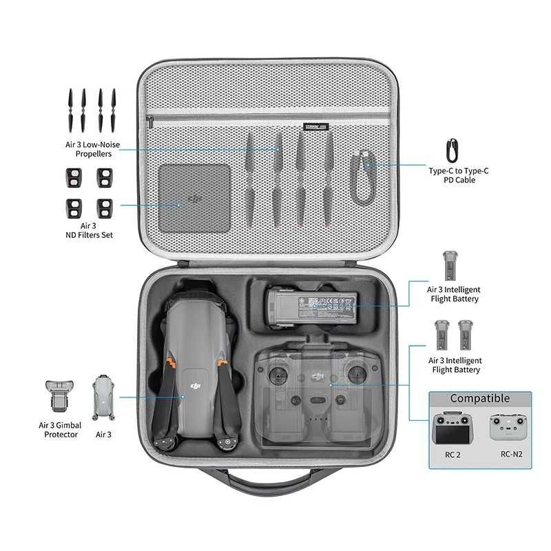 NOWA Torba/Case dla DJI AIR 3 Fly More Combo