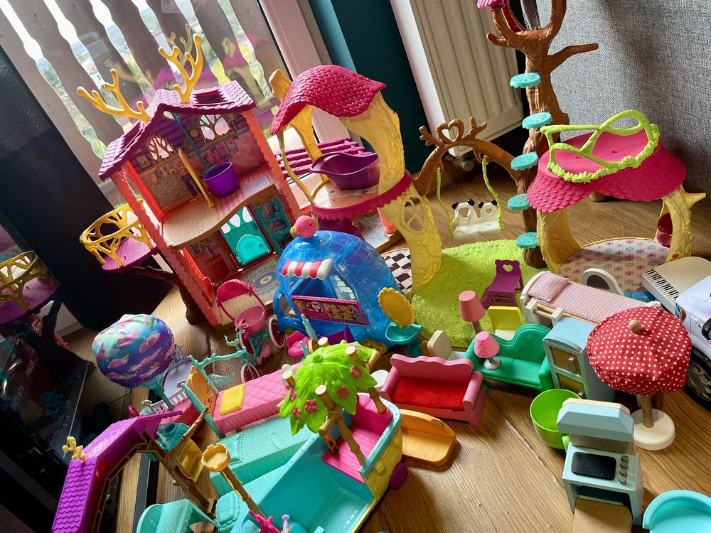 Mega zestaw zabawek/lalek dla dziewczynki