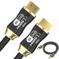 Kabel HDMI 2.1 video ultra high speed 8k 60hz 4k 120hz HQ gold 1,5m