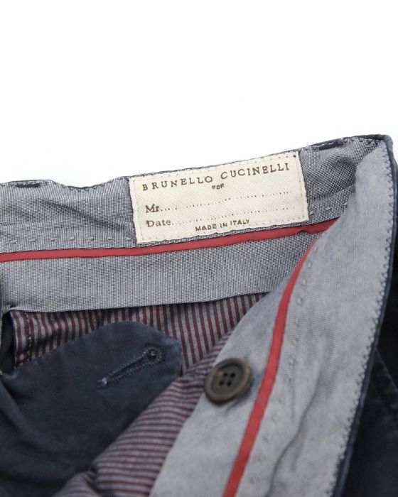 BRUNELLO CUCINELLI чоловічі сині штани чіноси. Оригінал. 46 (S)