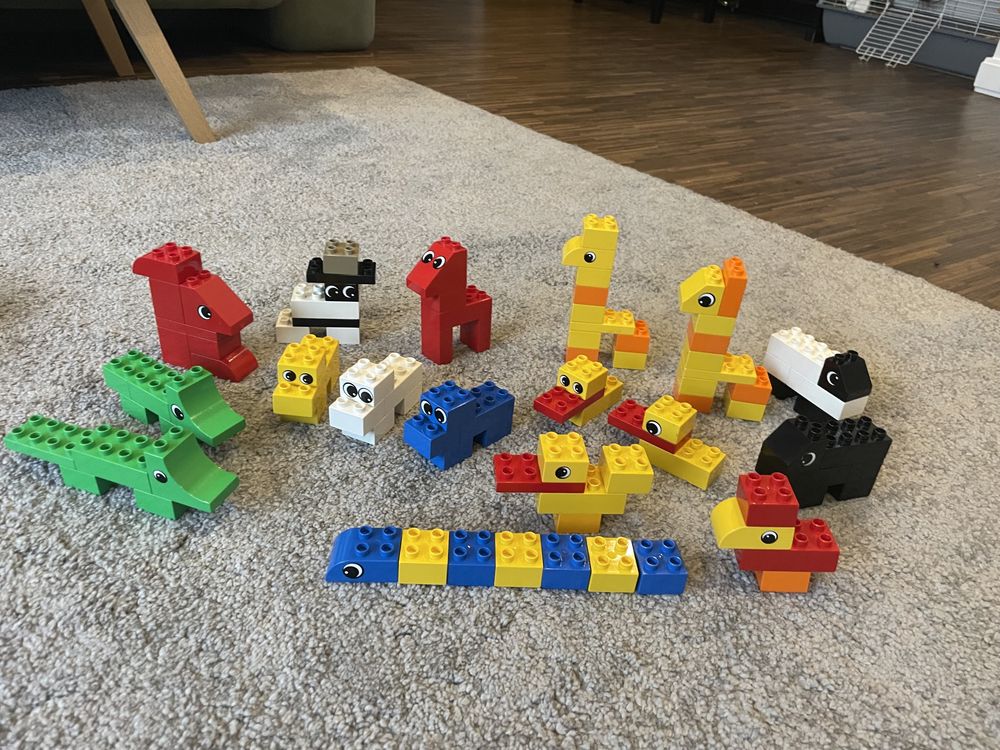 Lego duplo zwierzęta 108 klocków