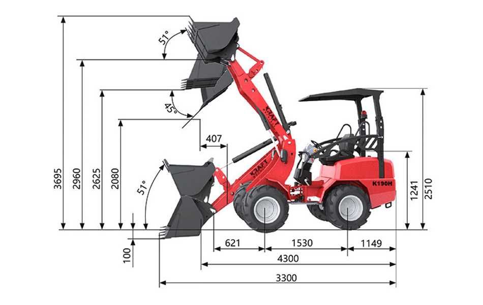 Ładowarka kołowa KRAFT K 190H YANMAR