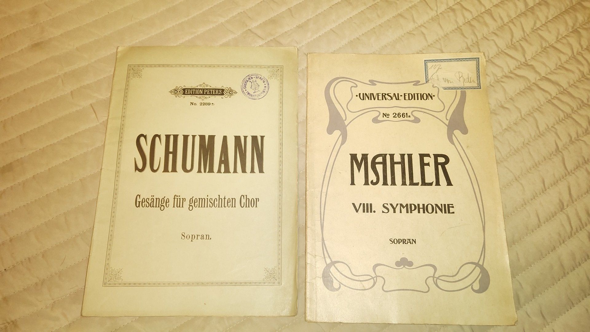 Nuty Schumann,Nagler sopran antyk