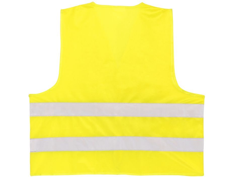 Kamizelka odblaskowa ostrzegawcza XL żółta rzepy samochodowa rowerowa