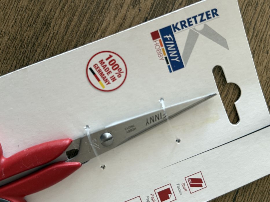 Оригінал!Нові ножиці Kretzer FINNY для точних робіт,13,0/4,5,Німеччина