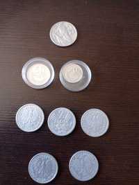 Stare monety 2 złote 50 groszy 5 zł i 20 gr