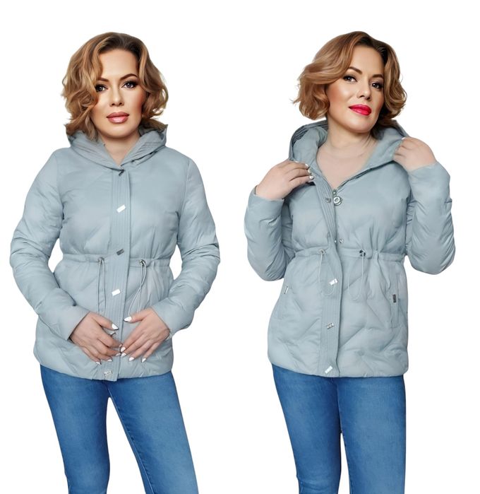 NOWA ZIELONA damska kurtka wiosenna przejściowa kurtka MIĘTOWA M 38