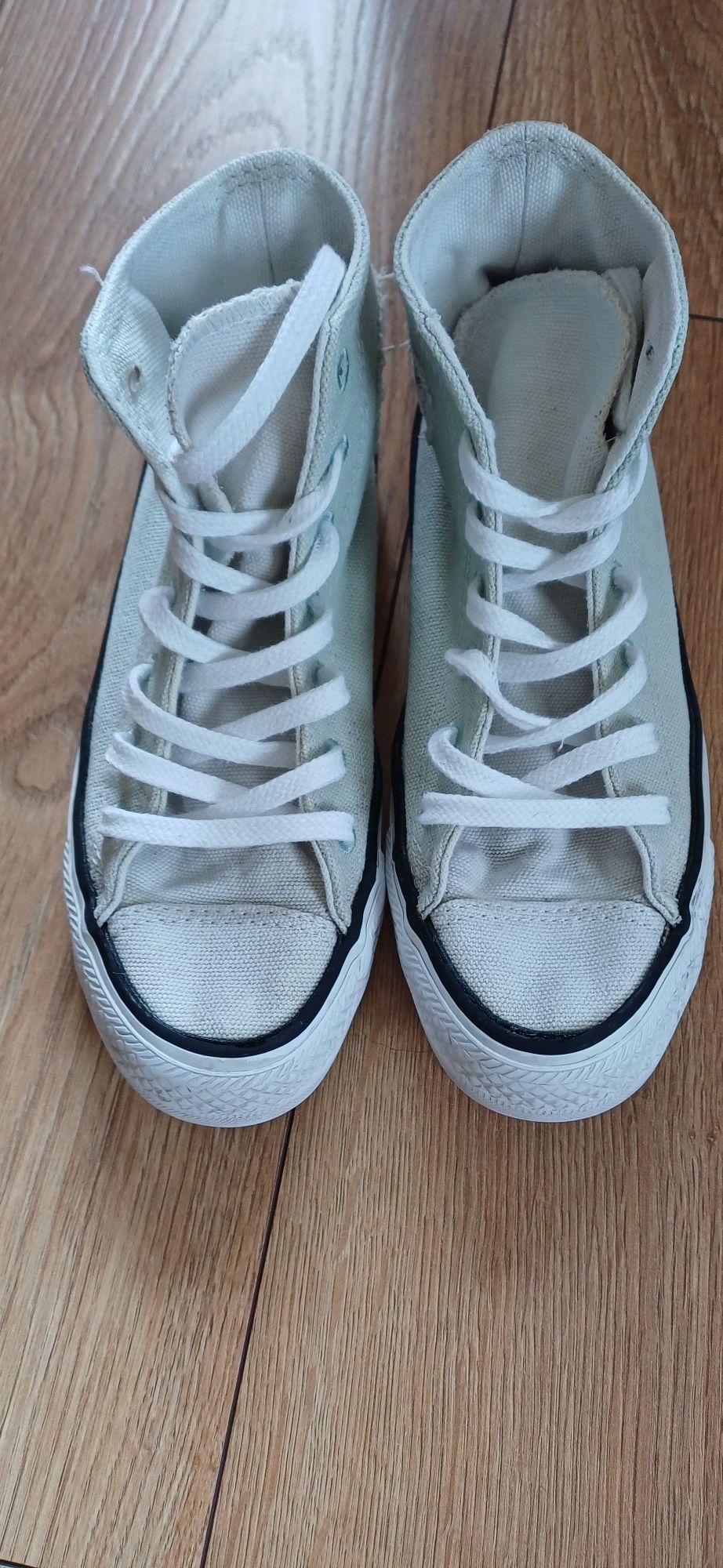 Converse,  jasny zielony, wysokie, 35